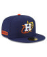 Головной убор New Era мужской синий Houston Astros 2022 City Connect 59FIFTY. Синий, 7 1/8 - фото #1