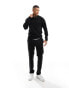 Only & Sons oversized knit jumper in black