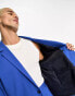 Фото #3 товара ASOS DESIGN oversized suit jacket in cobalt blue