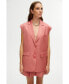 Фото #1 товара Women's Lapel Collar Vest