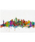 Фото #1 товара Michael Tompsett 'New York City Skyline' Canvas Art - 16" x 24"