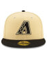 ფოტო #3 პროდუქტის Men's Gold, Black Arizona Diamondbacks City Connect 59FIFTY Fitted Hat