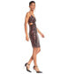 ფოტო #3 პროდუქტის Women's Taryn Sequinned Side-Cutout Cocktail Dress