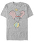 ფოტო #1 პროდუქტის Men's Dumbo Ball Pose Short Sleeve T-Shirt