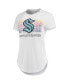 ფოტო #4 პროდუქტის Women's White, Charcoal Seattle Kraken Sonata T-shirt and Leggings Set