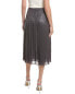 Фото #2 товара Lafayette 148 New York Kessler Pleated Skirt Women's Grey 2