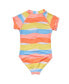 Toddler, Child Girls Good Vibes SS Surf Suit