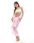 Фото #1 товара ASOS DESIGN multiway beach maxi sarong in pink