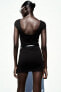 Фото #4 товара Короткое платье с открытой спиной ZARA