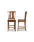 Фото #3 товара Fenton Modern and Contemporary Transitional Wood Counter Stool Set, 2 Piece