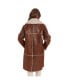 ფოტო #6 პროდუქტის Women's Kimmy Long Faux Shearling Coat