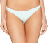 Vitamin A 171345 Womens High-Leg Bikini Bottom Swimwear Glacier Size X-Small