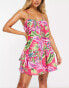 Фото #1 товара ASOS DESIGN drop hem cami mini beach dress in bright floral print