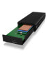 ICY BOX IB-1916M-C32 - SSD enclosure - M.2 - PCI Express 3.0 - 20 Gbit/s - USB connectivity - Black