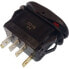 GOLDENSHIP On-Off-MOM On GS11145 5 Terminals Panel Led Switch