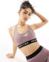 Фото #1 товара The North Face Training Tech mid support sports bra in purple