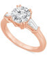 ფოტო #1 პროდუქტის Certified Lab Grown Diamond Engagement Ring (2-1/2 ct. t.w.) in 14k Gold