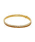 ფოტო #1 პროდუქტის 14K Gold-Plated Brass Double Bracelet Set