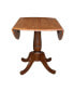 Фото #7 товара International Concept 42" Round Dual Drop Leaf Pedestal Table