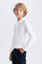 L0288A6-Fw Erkek Çocuk Uzun Kollu Polo Yaka T-Shirt