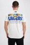 Фото #5 товара Fit Nba Los Angeles Lakers Regular Fit Sırt Baskılı Bisiklet Yaka %100 Pamuk Tişört
