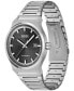 ფოტო #2 პროდუქტის Men's Candor Auto Automatic Silver-Tone Stainless Steel Watch 41mm