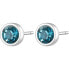 Steel earrings with crystals CLICK SCK25