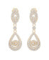 ფოტო #3 პროდუქტის Diamond Dangling Drop Earrings in 14k White Gold or 14k Yellow Gold (1 ct. t.w.), Created for Macy's