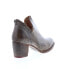 Фото #15 товара Bed Stu Carla F393009 Womens Gray Leather Zipper Ankle & Booties Boots