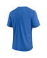 Фото #2 товара Men's Powder Blue Los Angeles Chargers Hail Mary Raglan T-shirt