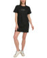 Фото #3 товара Women's Short-Sleeve Long Logo T-Shirt Dress