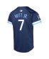 Фото #1 товара Big Boys and Girls Bobby Witt Jr. Navy Kansas City Royals City Connect Limited Player Jersey
