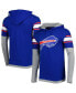 ფოტო #4 პროდუქტის Men's Royal Buffalo Bills Long Sleeve Hoodie T-shirt