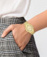 Women's Three-Hand Quartz Echo Park Gold-Tone Stainless Steel Bracelet 36mm