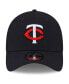 Фото #3 товара Men's Navy Minnesota Twins 2023 Postseason Side Patch 39THIRTY Flex Hat