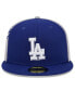 Фото #3 товара Men's Royal/Gray Los Angeles Dodgers Gameday Sideswipe 59fifty Fitted Hat
