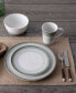 Посуда для сервировки стола Noritake Colorscapes Layers 4 Piece Coupe Place Setting Черный - фото #22