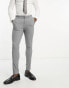 Фото #2 товара ASOS DESIGN super skinny suit trousers in grey