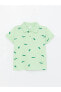 LCW baby Polo Yaka Baskılı Erkek Bebek Tişört