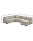 Фото #3 товара Rhyder 4-Pc. 112" Fabric Sectional Sofa with Chaise, Created for Macy's