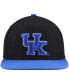 Men's Black/Royal Kentucky Wildcats 2-Tone 2.0 Snapback Hat