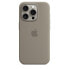 Фото #2 товара Чехол для iPhone 15 Pro Si Apple Case Clay силиконовый с пылезащитным покрытием