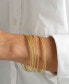 ფოტო #4 პროდუქტის 14K Gold-Plated 7-Piece Skinny Bangle Set