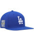 Фото #1 товара Men's Royal Los Angeles Dodgers 2020 World Series Sure Shot Captain Snapback Hat