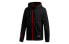 Фото #1 товара Куртка мужская adidas CNY ROSE FZ篮球连帽运动 黑色
