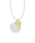 Фото #1 товара Essentials Silver Plated Two-Tone Layered Mom Necklace in Gift Card Box