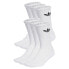 Фото #1 товара ADIDAS ORIGINALS Trefoil Cushion crew socks 6 pairs