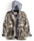 Men’s Sherpa Lined Two Pocket Hooded Trucker Jacket