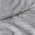 Фото #6 товара 3pc Full/Queen Reese Organic Cotton Oversized Duvet Cover Set Gray - Clean