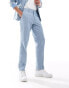 Фото #4 товара Jack & Jones Premium linen mix slim fit trouser in light blue